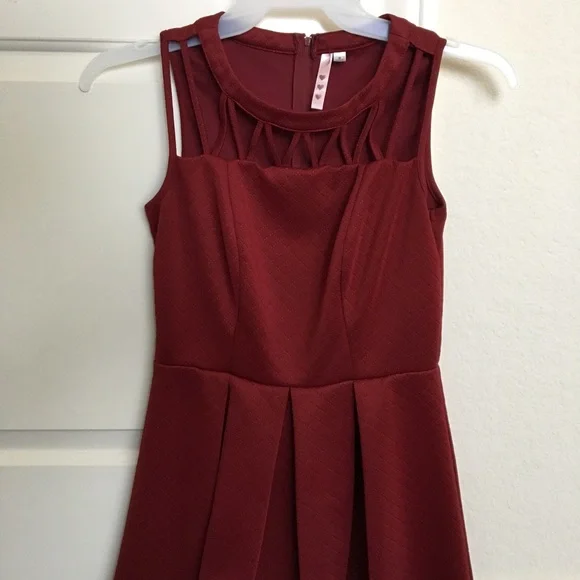 charlotte russe burgundy dress Tie Waist Tiered Midi Dress  Charlotte Russe